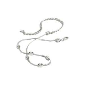 Elegant Silver-Plated Chain Necklace